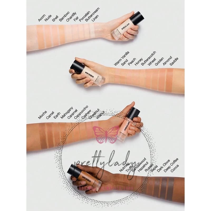 کرم پودر پوست خشک شیگلم Sheglam مدل Skinfinite Hydrating رنگ Nude حجم 30 میل — تصویر ۴