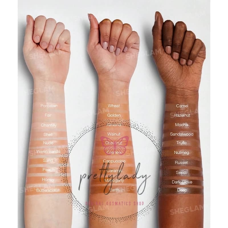 کرم پودر پوست خشک شیگلم Sheglam مدل Skinfinite Hydrating رنگ Nude حجم 30 میل — تصویر ۷