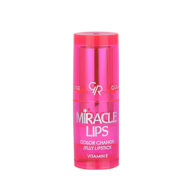 رژ لب حرارتی ژله ای گلدن رز Golden rose مدل Miracle Lips شماره101 رنگ Berry Pink