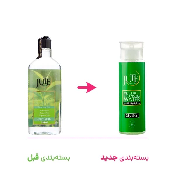 میسلار واتر پوست چرب ژوت 200ml,60ml — تصویر ۲