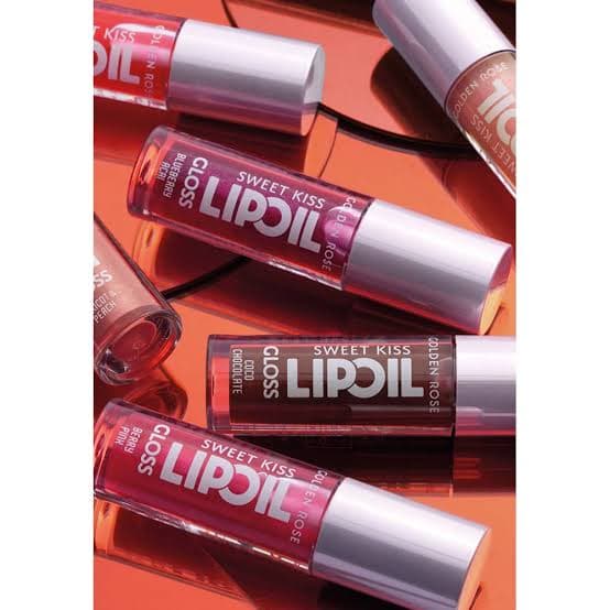 لیپ اویل گلاس Sweet Kiss گلدن رز (03) Berry Pink — تصویر ۵