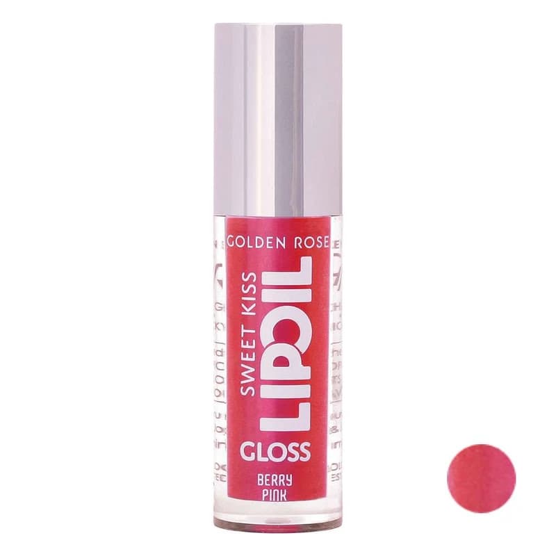 لیپ اویل گلاس Sweet Kiss گلدن رز (03) Berry Pink