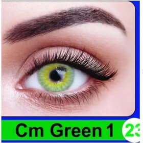 لنز رنگی چشم نیو ویژن پرو 6 ماهه سبز عسلی مدلcm green 1 — تصویر ۴