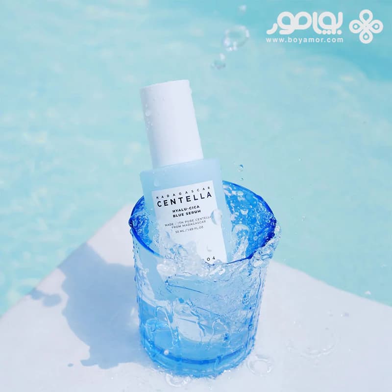 سرم آبرسان هیالوسیکا سنتلا مدل BLUE SERUM حجم 50 میل — تصویر ۶