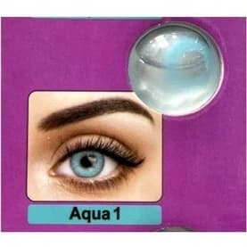 لنز رنگی چشم نیو ویژن پرو 6 ماهه آبی مدل Aqua 1 — تصویر ۲