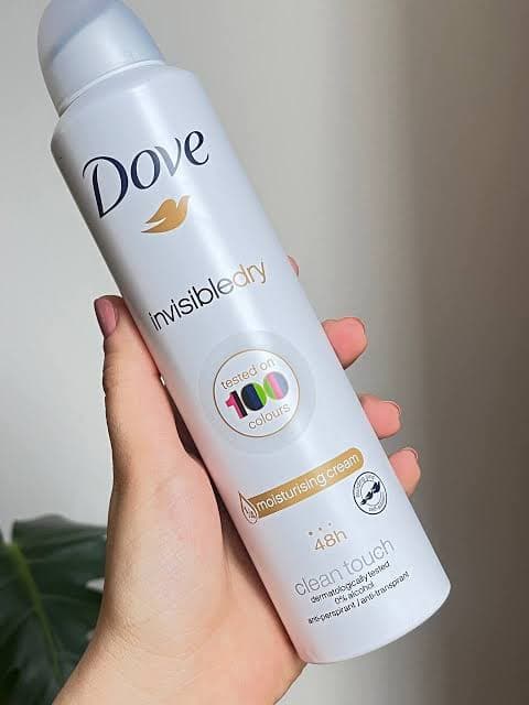 اسپری ضد تعریق زنانه داو 100 سفید رنگ Invisible Dry حجم 250 میل (اورجینال UK) — تصویر ۴