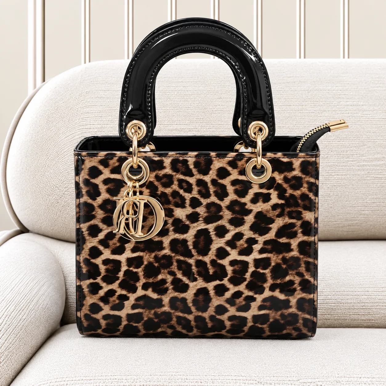 کیف دستی زنانه پلنگی دیور (Dior)