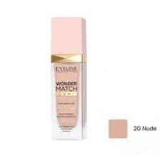 کرم پودر آبرسان اولاین EVELINE مدل lumi رنگ شماره 20 Nude Warm حجم 30 میل
