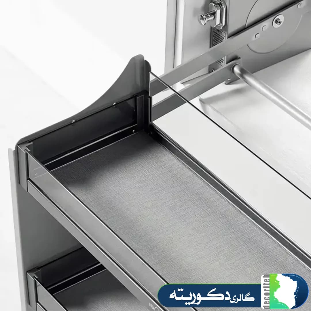 سبد آسانسوری دو طبقه کریستال رونیا — تصویر ۲