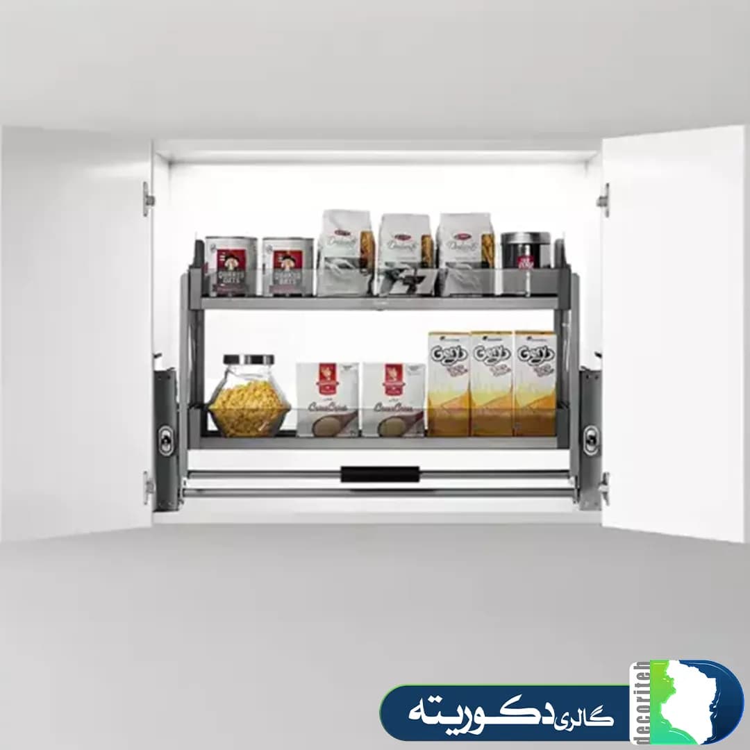 سبد آسانسوری دو طبقه کریستال رونیا — تصویر ۳