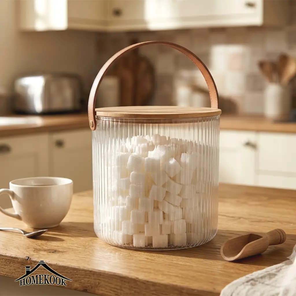 جا برنجی 3 کیلویی درب چوبی لیمون — تصویر ۲