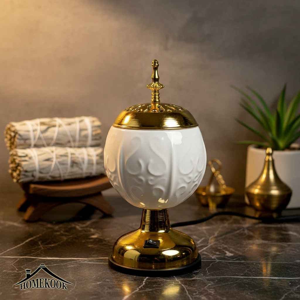 اسپند دودکن سرامیکی برقی صدف — تصویر ۳