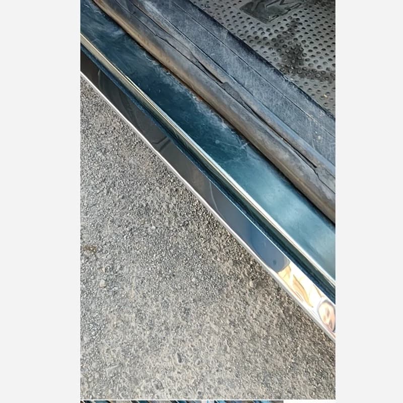 زه استیل ناودانی رکاب پژو 405 دو عددی — تصویر ۳