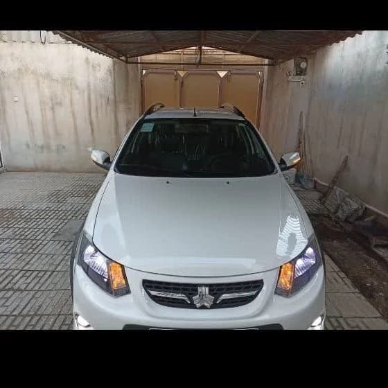 فلاپ آینه راهنمادار ساینا کوئیک سفید دوعددی — تصویر ۳