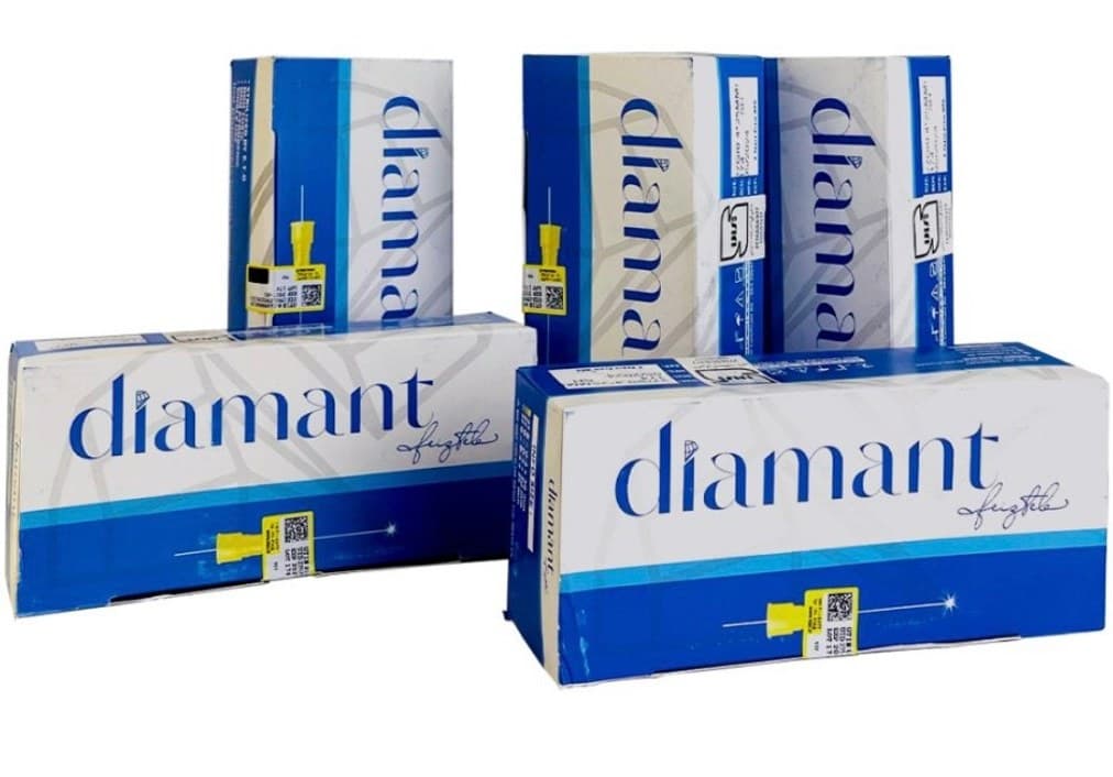 سرسوزن دیامانت (Diamant) – گیج ۲۷ (کوتاه و بلند) – بسته ۱۰۰ عددی
