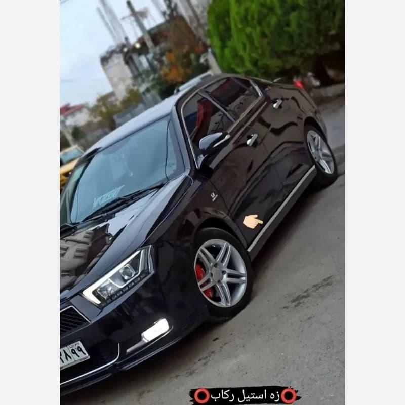 زه استیل ناودانی رکاب دنا بسته دوعددی — تصویر ۴