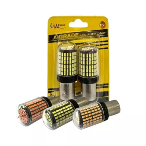لامپ فندقی 144 تایی نارنجی دو عددی SMD