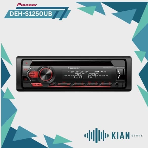 پخش کننده خودرو پایونیر مدل DEH-S1250UB — تصویر ۳