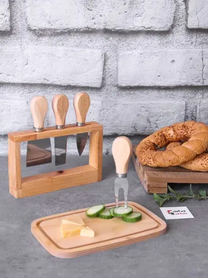ست صبحانه خوری استند دار چوبی — تصویر ۲