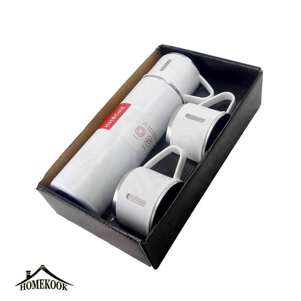 فلاسک VACUUM سه کاپ 0.5لیتر جعبه کادویی