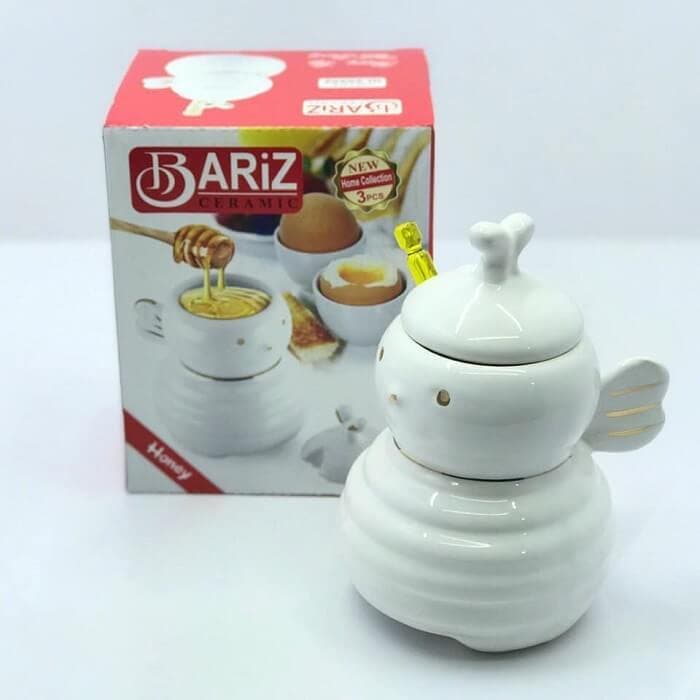 عسل خوری سرامیکی طرح زنبوری — تصویر ۳