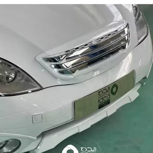 جلوپنجره سوناتایی تیبا سفید کروم
