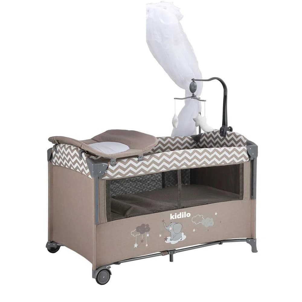تخت و پارک نوزاد کیدیلو Kidilo مدل T701L — تصویر ۴