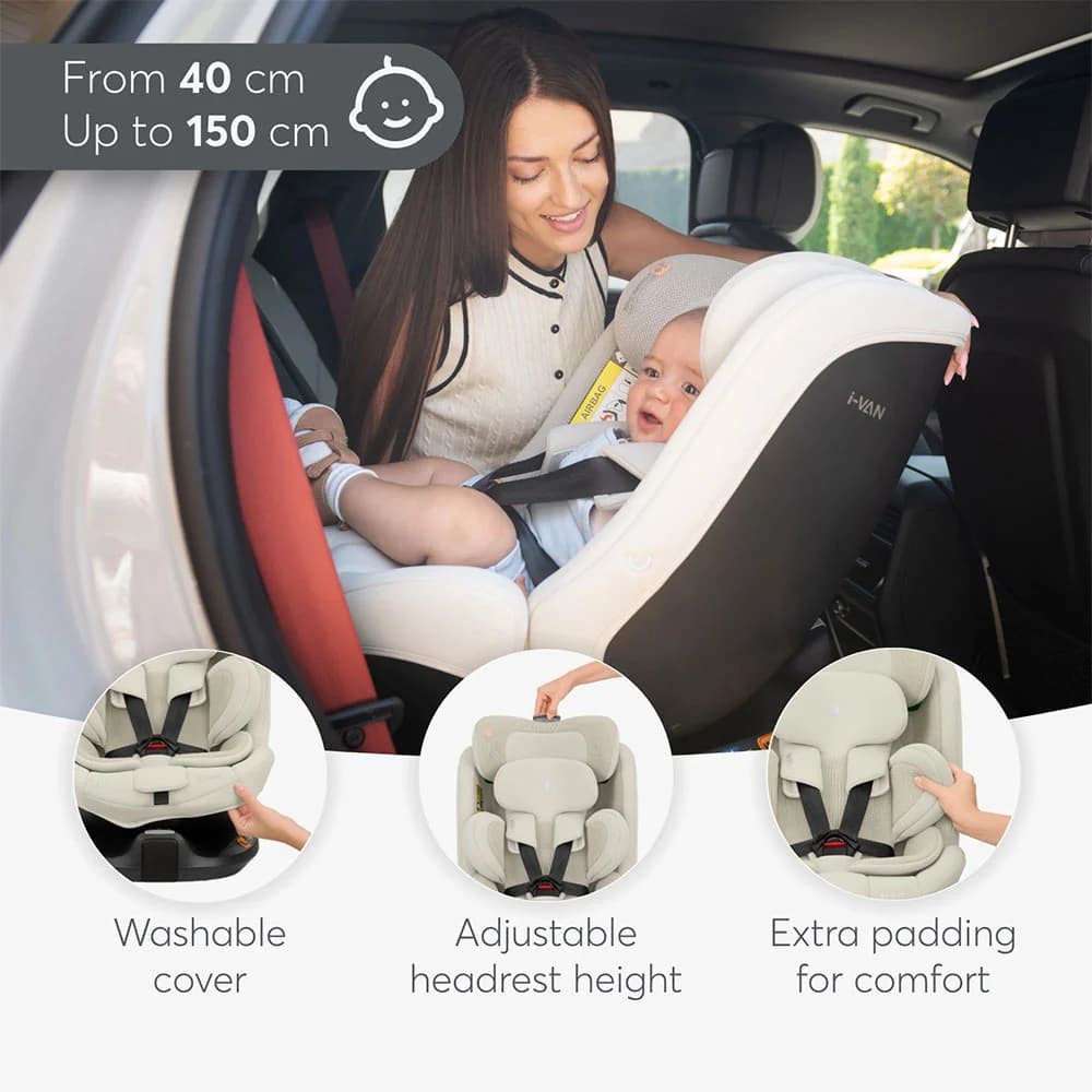 صندلی ماشین 360 درجه کیکابو Kikkaboo مدل i-Van — تصویر ۷