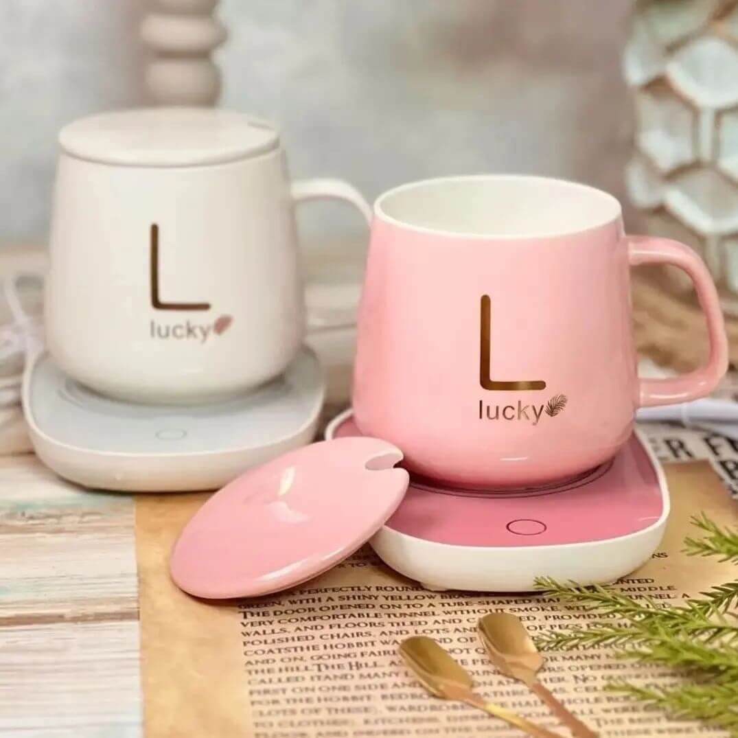 ماگ هیتر دار lucky همراه با جعبه کادویی — تصویر ۳