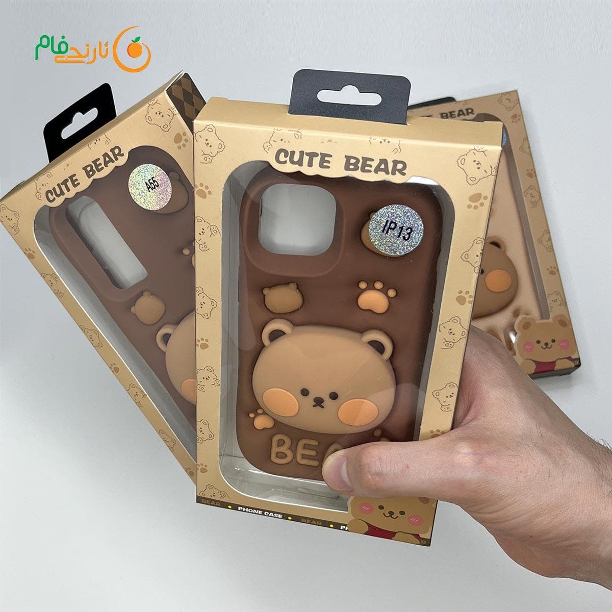 قاب گوشی سامسونگ S23FE مدل خرس کیوت — تصویر ۵