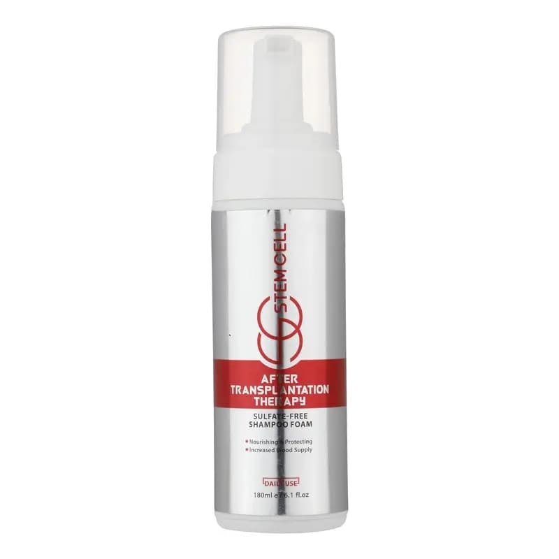 شامپو فوم پس از کاشت مو استم سل مدل Sulfate Free حجم 180 ميلی ليتر