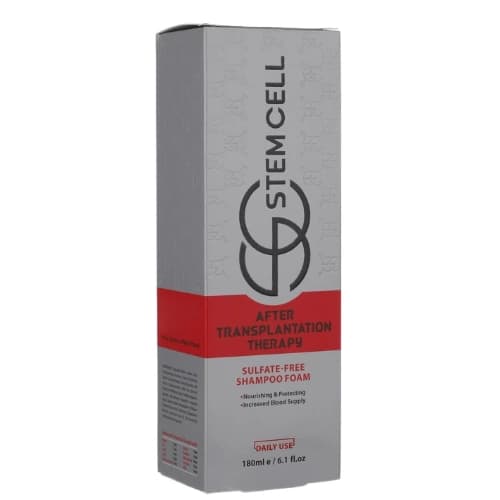 شامپو فوم پس از کاشت مو استم سل مدل Sulfate Free حجم 180 ميلی ليتر — تصویر ۷