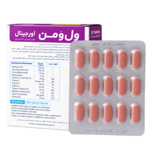 قرص ول وومن اورجینال بسته 30 عددی — تصویر ۲