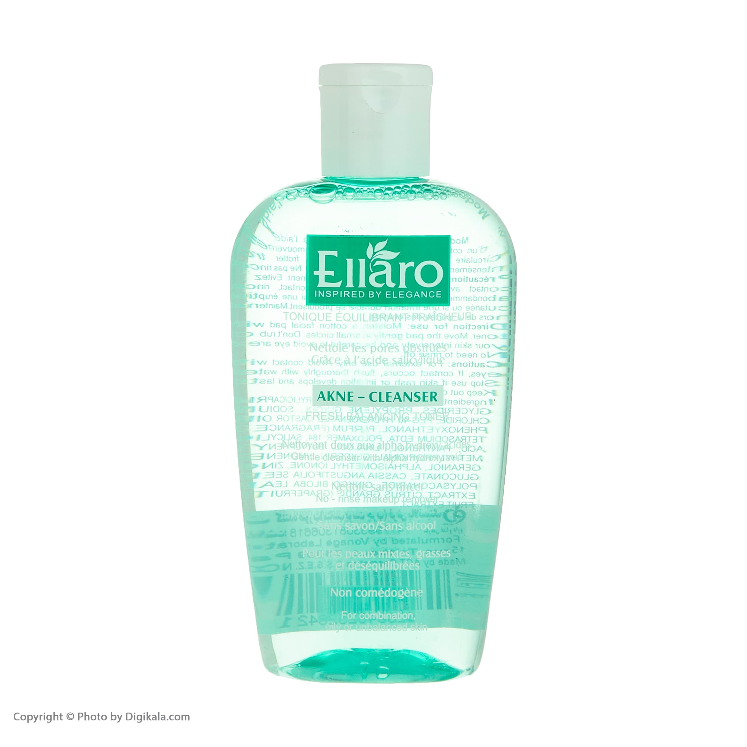 تونر پاک کننده صورت الارو مدل Akne Cleanser حجم 200 میلی لیتر — تصویر ۵