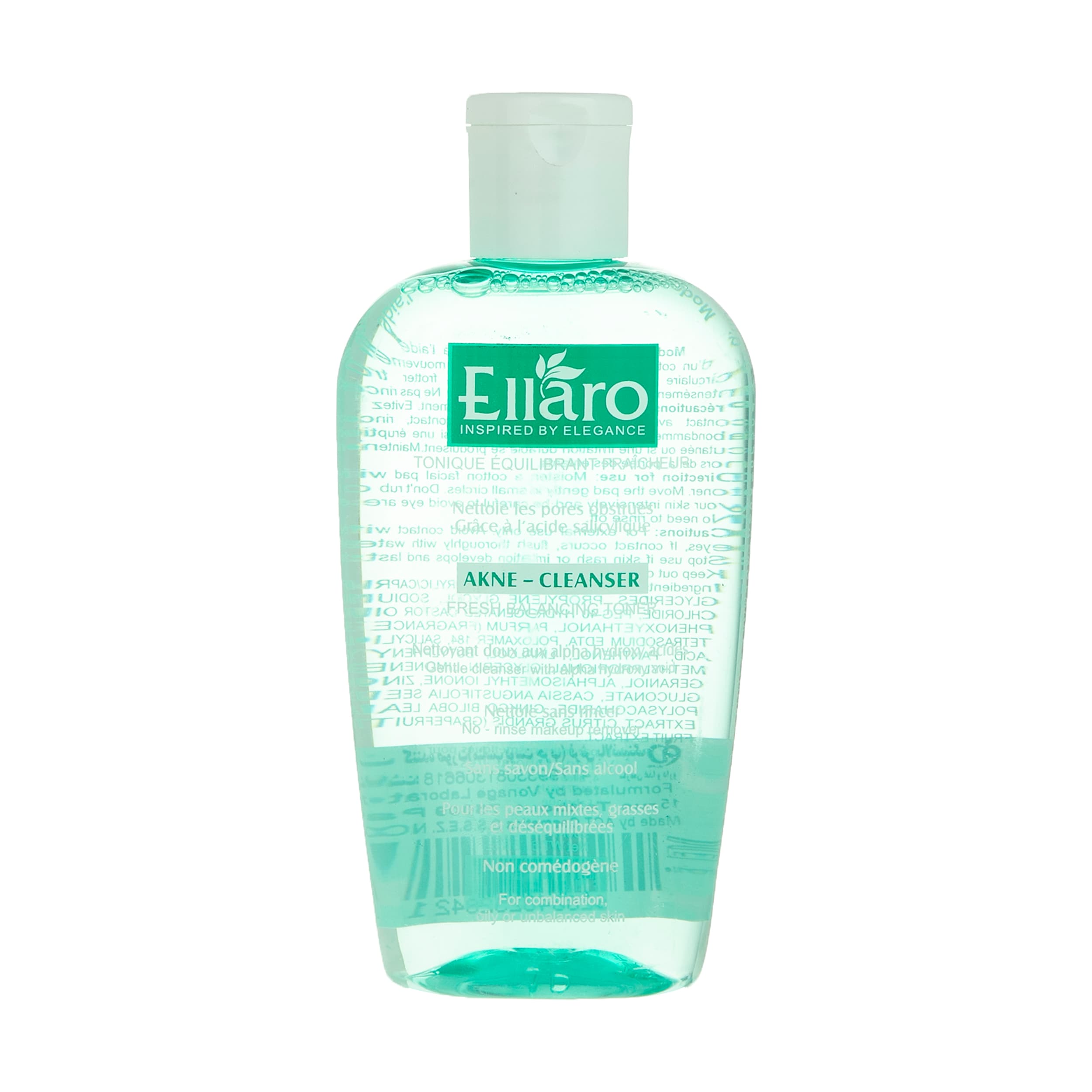 تونر پاک کننده صورت الارو مدل Akne Cleanser حجم 200 میلی لیتر — تصویر ۳