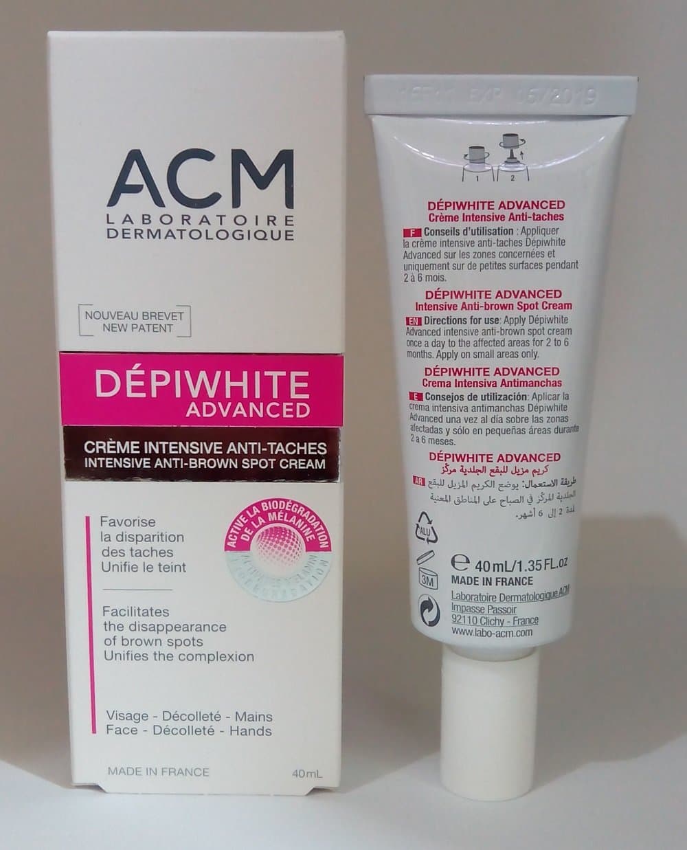 کرم ضدلک ای سی ام مدل DEPIWHITE — تصویر ۳