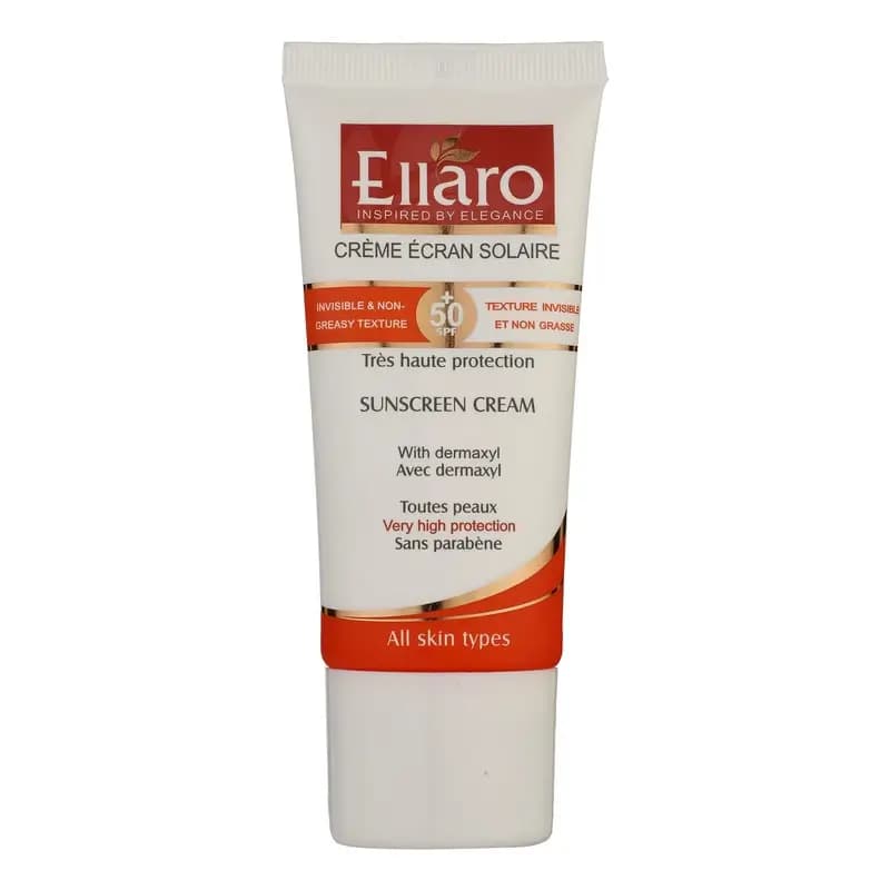 ضد آفتاب بی رنگ الارو مدل +SPF50 مناسب انواع پوست حجم 50 میلی لیتر — تصویر ۲