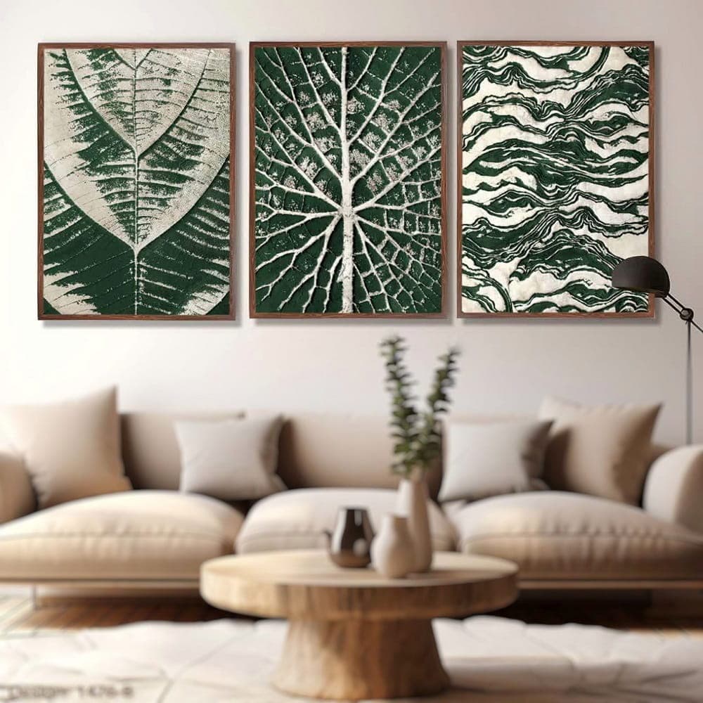 تابلو دکوراتیو minimal green