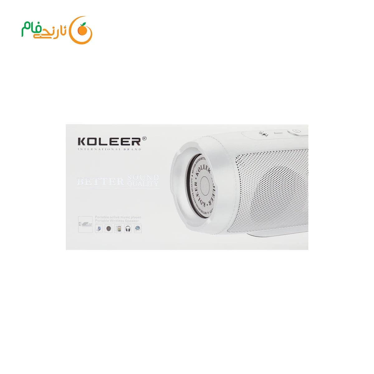 اسپیکر بلوتوثی قابل حمل koleer مدل S1000 — تصویر ۷