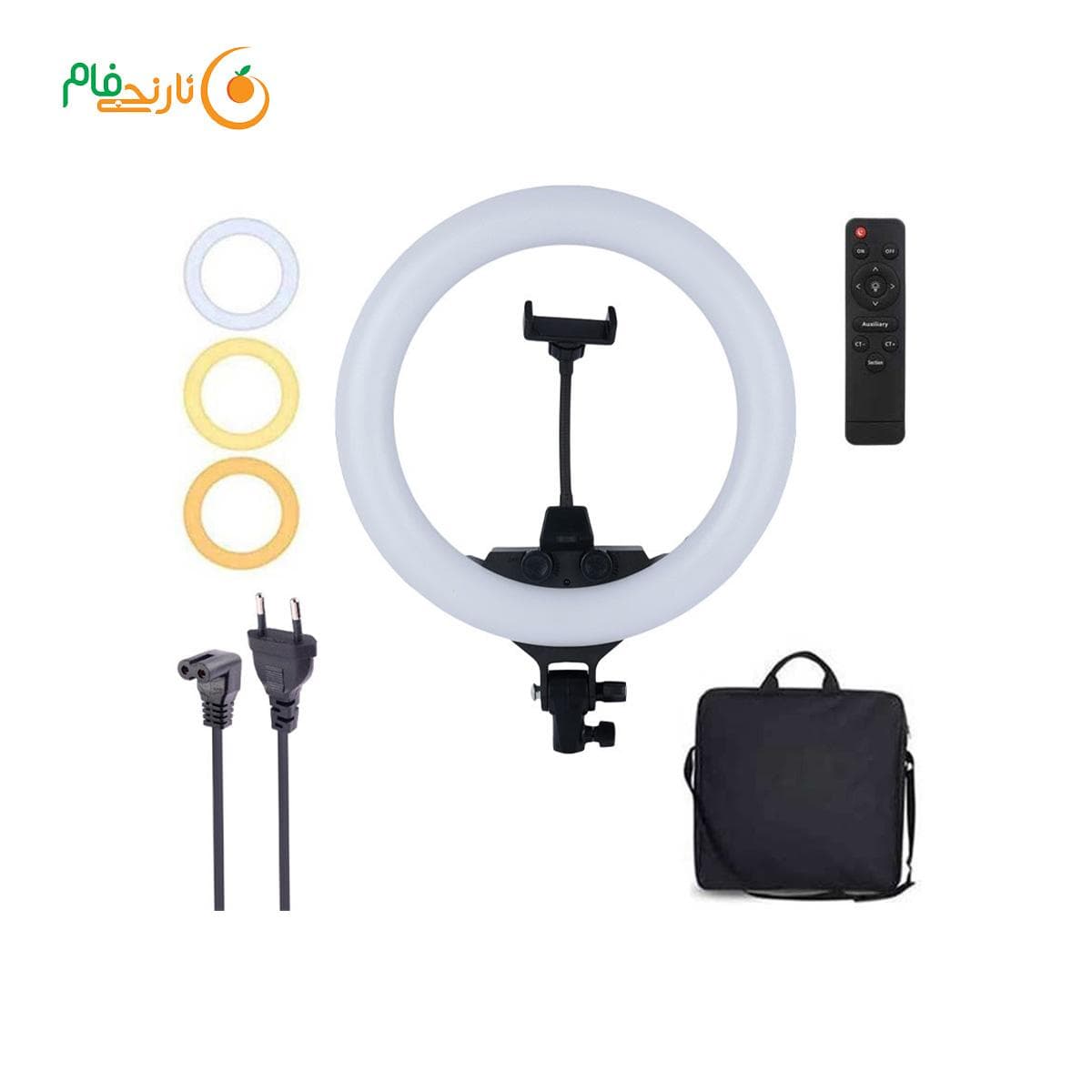 رینگ لایت 13 اینچی مدل ZB-F288 همراه با 3 پایه — تصویر ۲