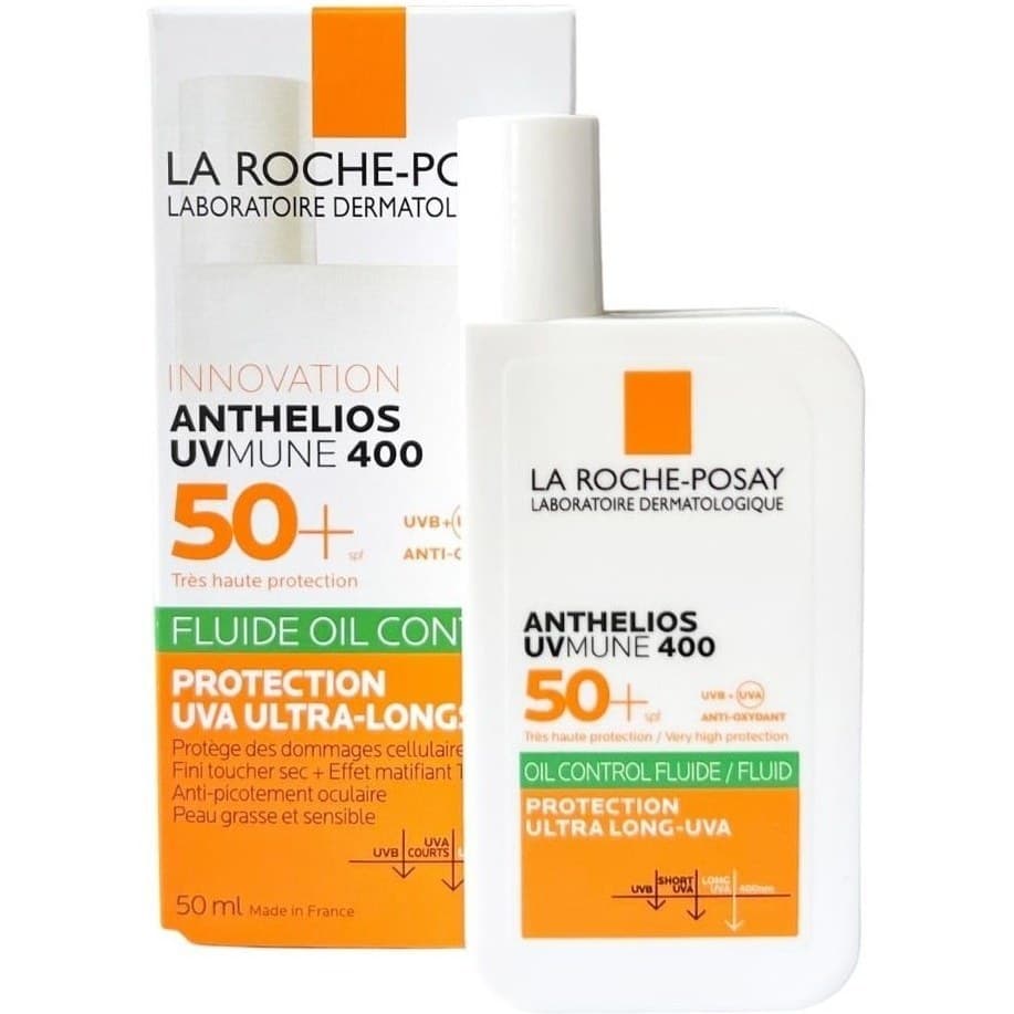 ضدآفتاب لاروش پوزای آنتلیوس UVMune 400 اویل کنترل SPF50+ مناسب پوست چرب