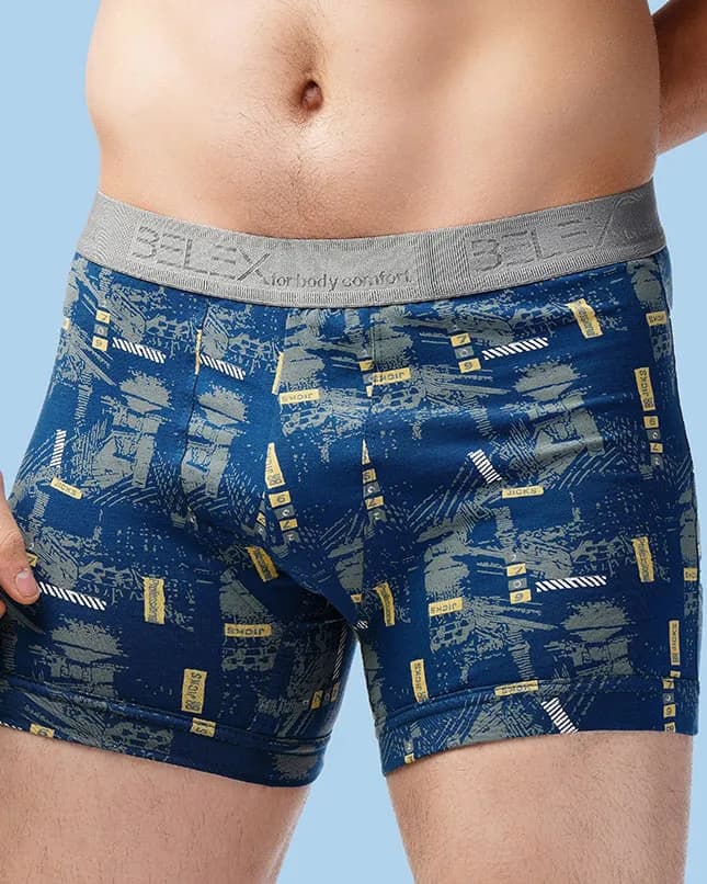شورت پادار مردانه کش ژاکارد اسپورت طرح 709 بلکس – پک دو عددی
