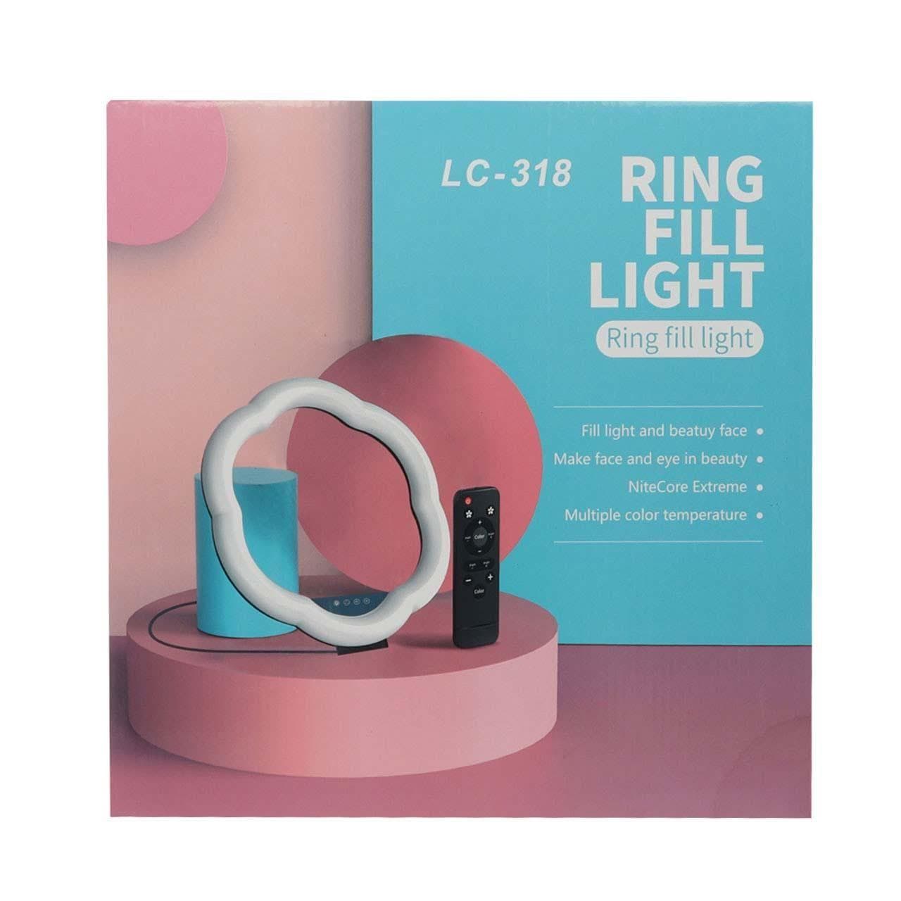 رینگ لایت مدل LC-318 RGB + سه پایه — تصویر ۲