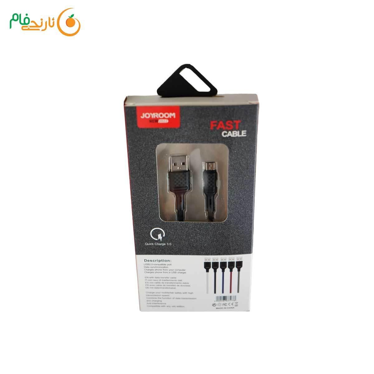 کابل شارژر 3.1A جوی روم USB-A به Microusb مدل T-01 — تصویر ۳