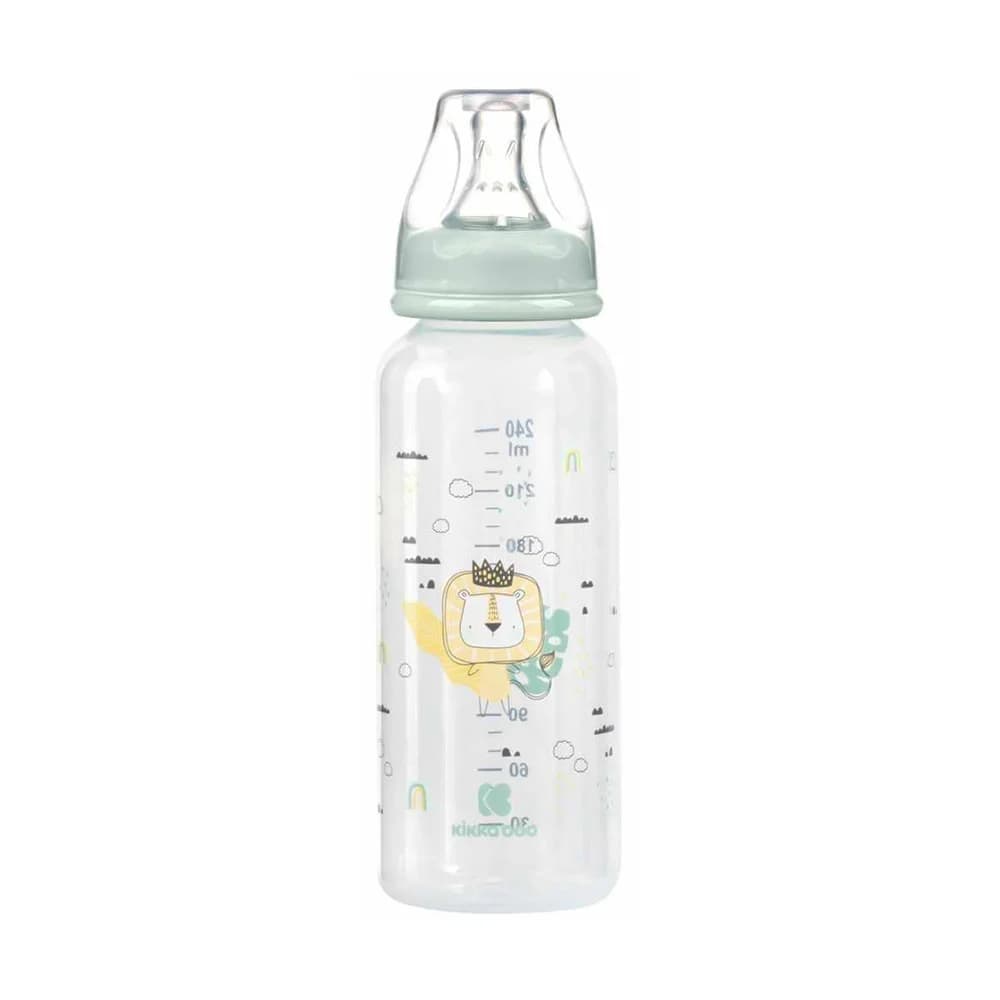 شیشه شیر طلقی 240 میل کیکابو Kikkaboo مدل Savanna
