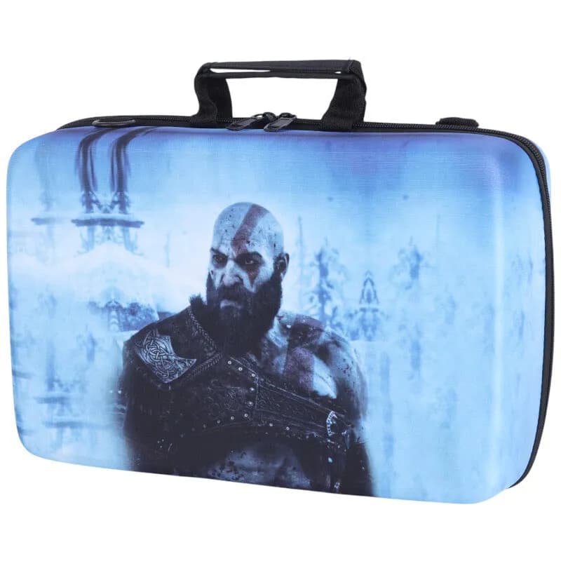 کیف PS5 اسلیم طرح God Of War رنگ آبی