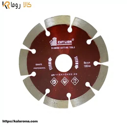 صفحه برش گرانیت سایز 115 کات لیون