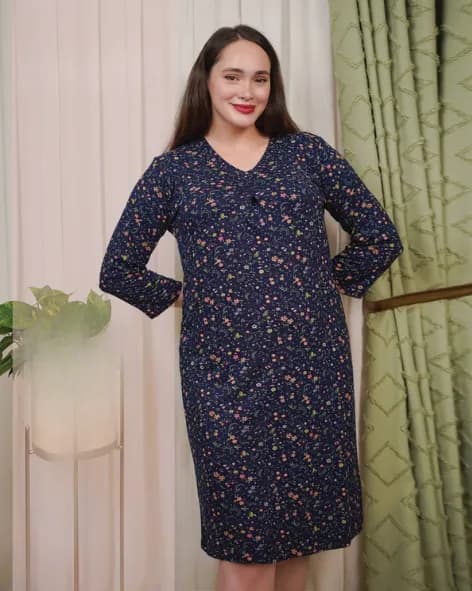 پیراهن زنانه آستین سه ربع زنانه EVLI — تصویر ۲