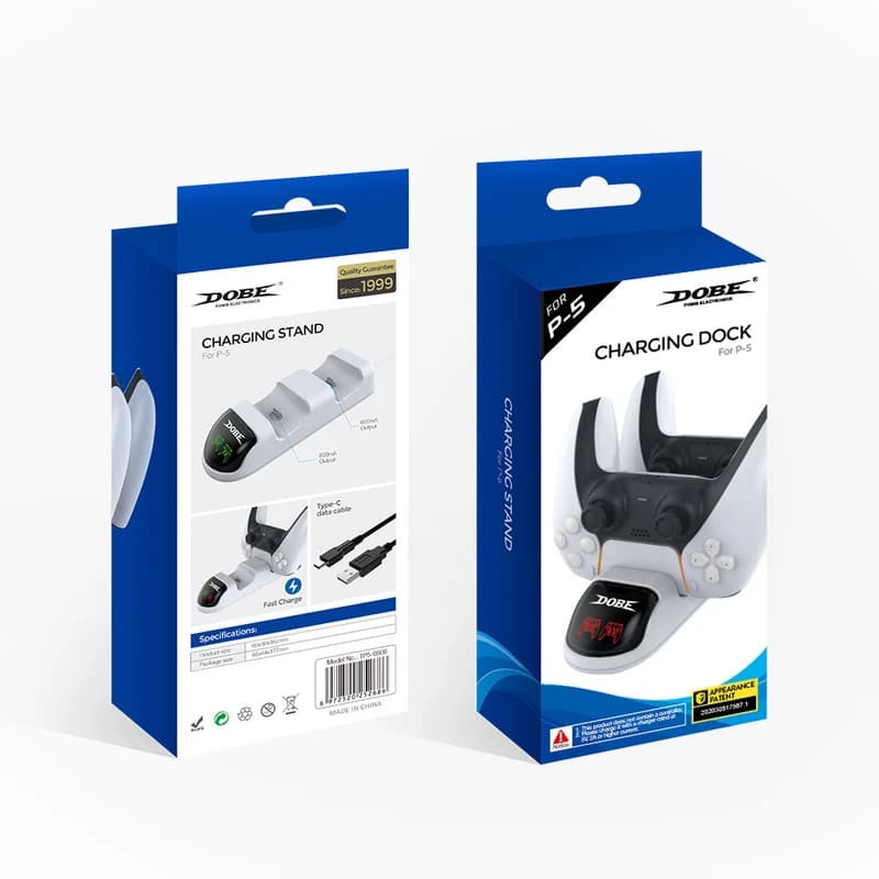 پایه شارژر دسته PS5 دابی TP5-0506 — تصویر ۳