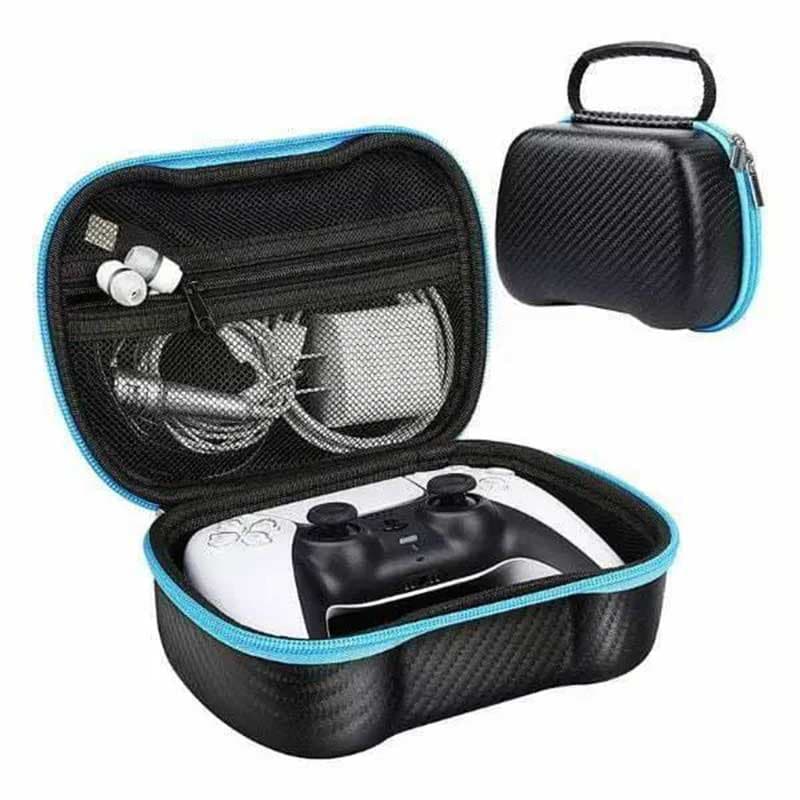 کیف دسته PS5 برند Pgtech به همراه روکش و آنالوگ دسته — تصویر ۴
